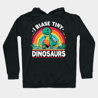 i raise tiny dinosaurs Hoodie